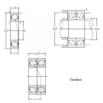 12 mm x 37 mm x 12 mm  NTN 7301DT Rolamentos de esferas de contacto angular