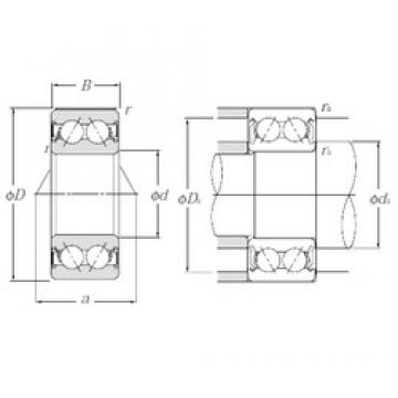 35 mm x 80 mm x 34,9 mm  NTN 5307SCLLD Rolamentos de esferas de contacto angular