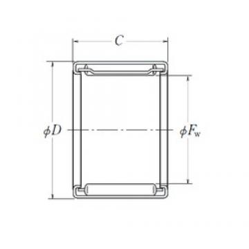 NSK FJ-1412 Rolamentos de agulha