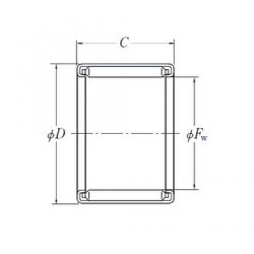 NSK F-5524 Rolamentos de agulha