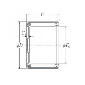 NSK MF-1512 Rolamentos de agulha