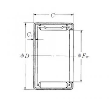 NSK MFJL-1020 Rolamentos de agulha