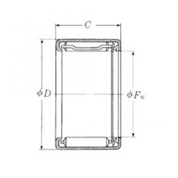 NSK FJT-4022 Rolamentos de agulha