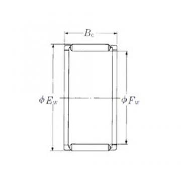 NSK FWF-404834 Rolamentos de agulha