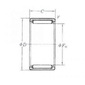 NSK RLM1010 Rolamentos de agulha