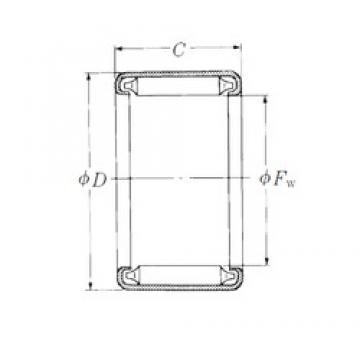 NSK B-65 Rolamentos de agulha
