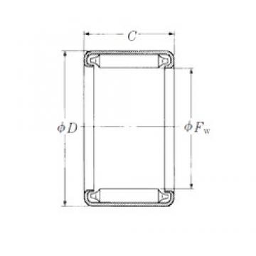 NSK F-68 Rolamentos de agulha
