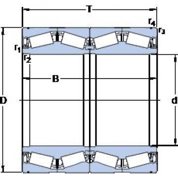 650 mm x 1040 mm x 610 mm  SKF BT4-8037 G/HA1VA901 Rolamentos de rolos gravados