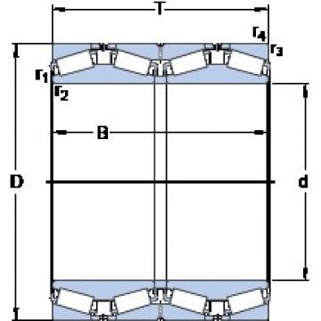 317.5 mm x 438.15 mm x 276.225 mm  SKF BT4B 334020 G/HA4 Rolamentos de rolos gravados