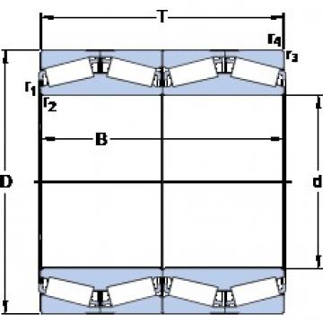 409.575 mm x 546.151 mm x 334.962 mm  SKF BT4B 331333 E/C575 Rolamentos de rolos gravados