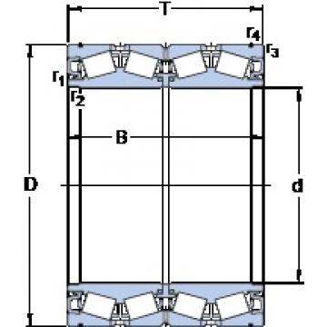 385.762 mm x 514.35 mm x 317.5 mm  SKF BT4B 334042 G/HA1VA901 Rolamentos de rolos gravados