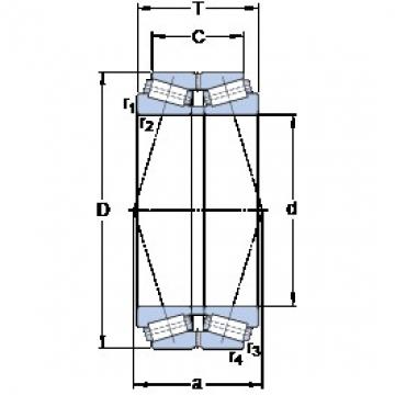 SKF BT2B 332780/HA5 Rolamentos de rolos gravados