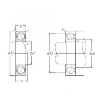 15 mm x 32 mm x 9 mm  NTN BNT002 Rolamentos de esferas de contacto angular