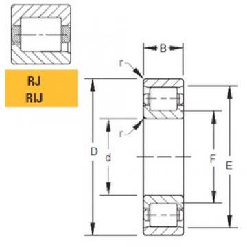 101,6 mm x 142,88 mm x 22,23 mm  Timken 40RIJ130 Rolamentos cilíndricos