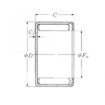 NSK DD500701 Rolamentos de agulha