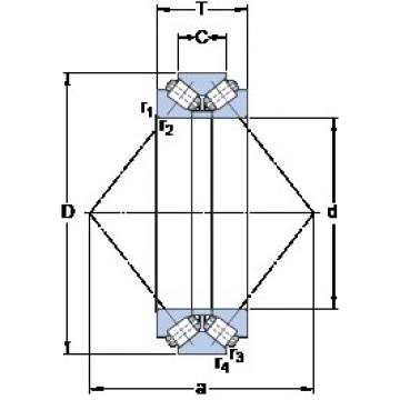 SKF BT2B 332673/HA4 Rolamentos de rolos gravados