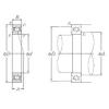 80 mm x 125 mm x 22 mm  NTN HSB016C Rolamentos de esferas de contacto angular