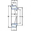 105 mm x 190 mm x 50 mm  SKF 32221 J2 Rolamentos de rolos gravados