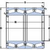 310 mm x 430 mm x 350 mm  SKF BT4-8127 E1/C700 Rolamentos de rolos gravados #5 small image