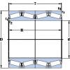 409.575 mm x 546.151 mm x 334.962 mm  SKF BT4B 331333 E/C575 Rolamentos de rolos gravados #5 small image