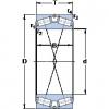 650 mm x 1030 mm x 270 mm  SKF BT2B 328306/HA4 Rolamentos de rolos gravados