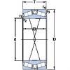 333.375 mm x 469.9 mm x 166.688 mm  SKF BT2B 328695 A/HA1 Rolamentos de rolos gravados