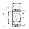 55 mm x 115 mm x 73 mm  SKF T7FC 055T73/QCL7CDTC10 Rolamentos de rolos gravados