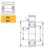 100 mm x 215 mm x 82,6 mm  Timken 100RU33 Rolamentos cilíndricos