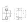 95 mm x 200 mm x 45 mm  NTN QJ319 Rolamentos de esferas de contacto angular