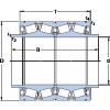 482.6 mm x 615.95 mm x 419.1 mm  SKF BT4B 334072 G/HA1VA901 Rolamentos de rolos gravados