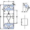 320 mm x 540 mm x 160 mm  SKF BT2-8017/HA3 Rolamentos de rolos gravados