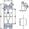 800 mm x 1100 mm x 300 mm  SKF 332394 Rolamentos de rolos gravados