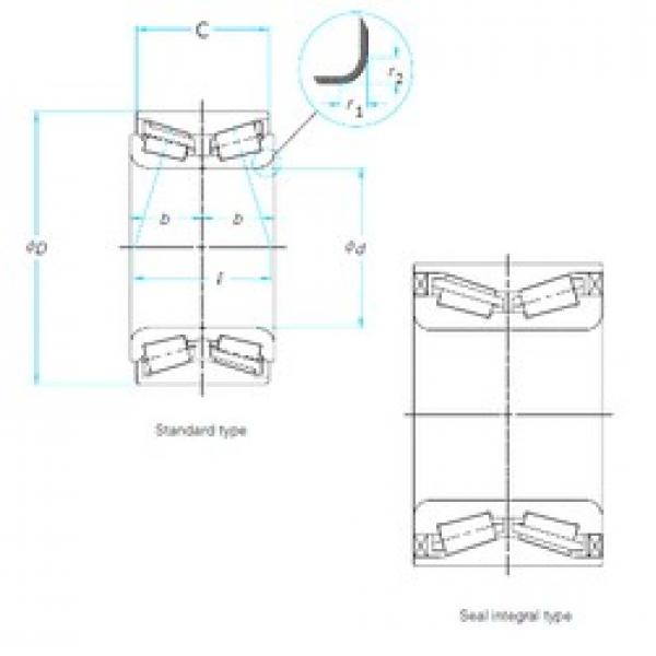 35 mm x 75 mm x 60 mm  SKF BTH-0001 A/Q Rolamentos de rolos gravados #5 image