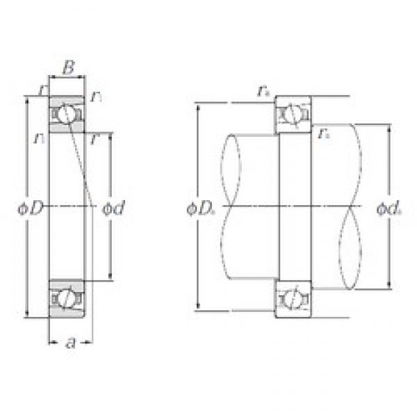 70 mm x 100 mm x 16 mm  NTN 5S-HSB914C Rolamentos de esferas de contacto angular #3 image