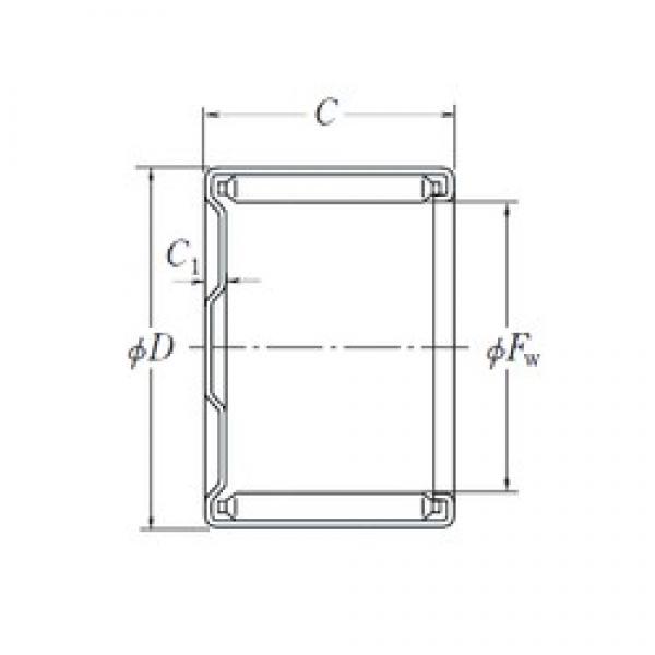 NSK MF-1512 Rolamentos de agulha #5 image