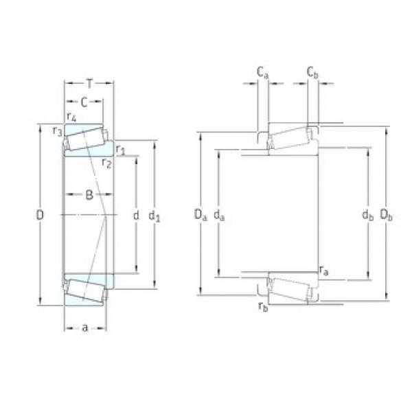 100 mm x 150 mm x 39 mm  SKF 33020/Q Rolamentos de rolos gravados #5 image