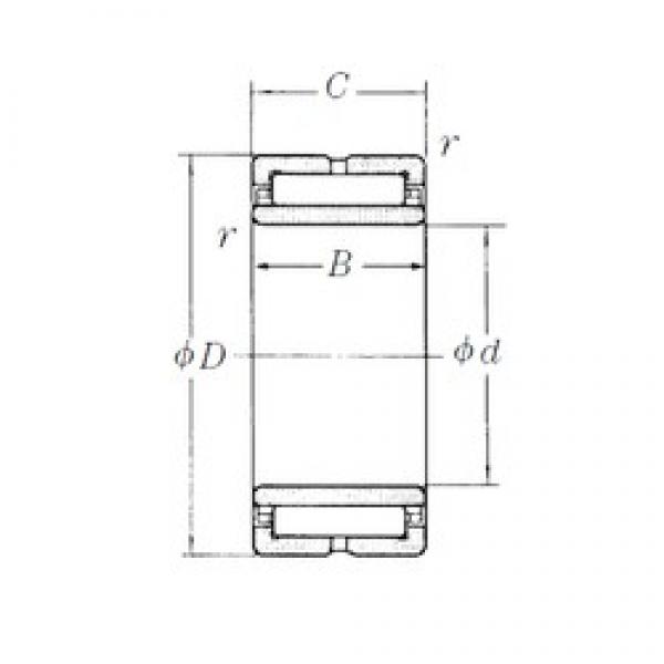 60 mm x 85 mm x 34 mm  NSK NA5912 Rolamentos de agulha #5 image