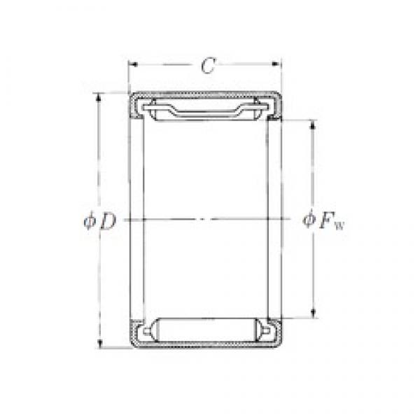 NSK FJL-4530L Rolamentos de agulha #5 image