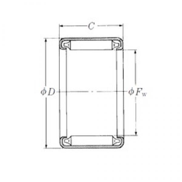 NSK B-2212 Rolamentos de agulha #5 image