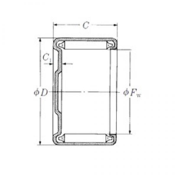 NSK MF-1720 Rolamentos de agulha #5 image