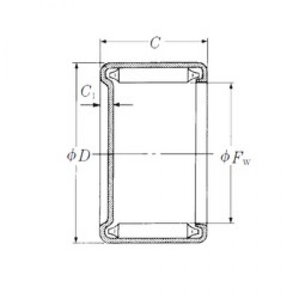 NSK M-6101 Rolamentos de agulha #5 image