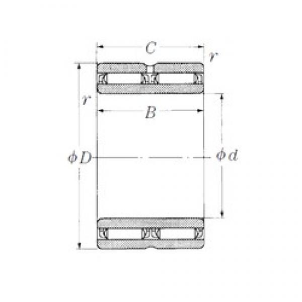 20 mm x 35 mm x 26 mm  NSK NAFW203526 Rolamentos de agulha #5 image