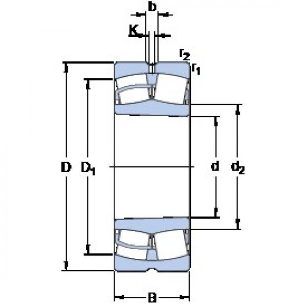 150 mm x 320 mm x 108 mm  SKF 22330 CCKJA/W33VA405 Rolamentos de rolos gravados #5 image