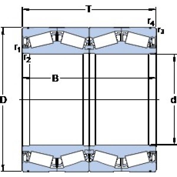 310 mm x 430 mm x 350 mm  SKF BT4-8127 E1/C700 Rolamentos de rolos gravados #5 image