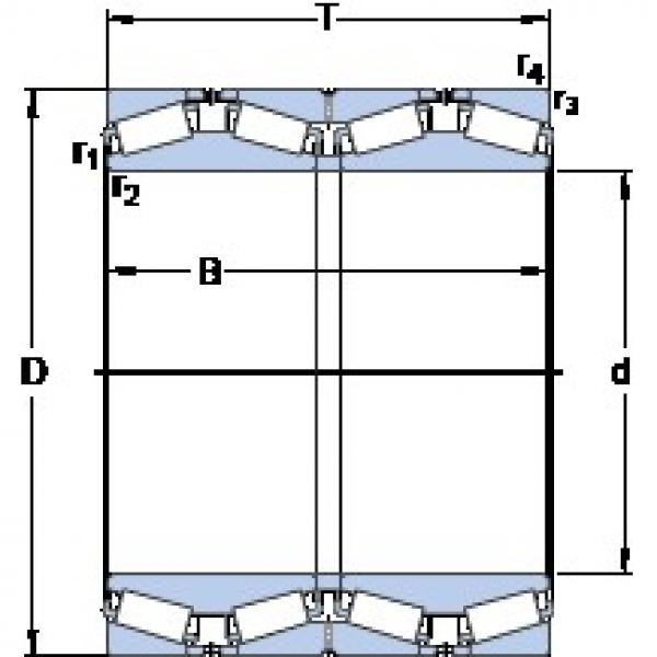 317.5 mm x 438.15 mm x 276.225 mm  SKF BT4B 334020 G/HA4 Rolamentos de rolos gravados #5 image