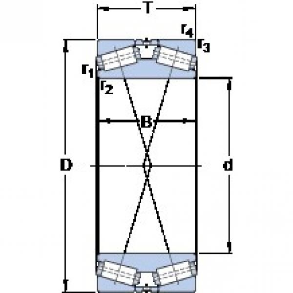 650 mm x 1030 mm x 270 mm  SKF BT2B 328306/HA4 Rolamentos de rolos gravados #5 image