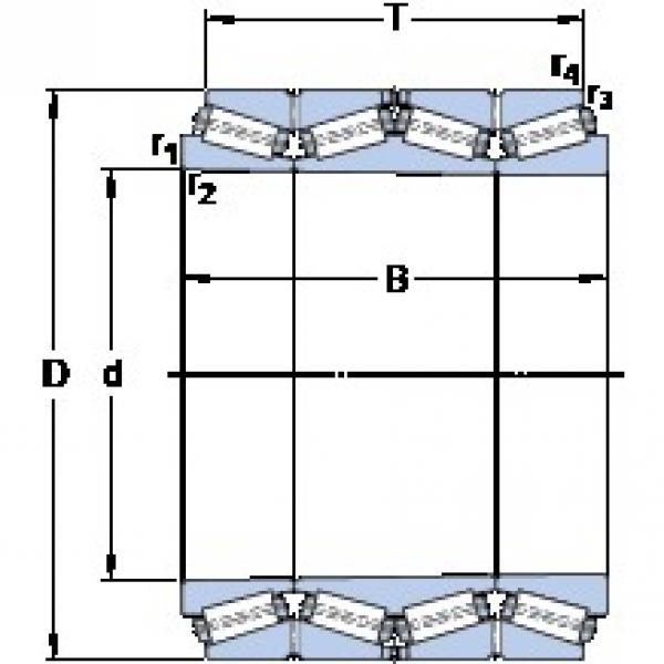 749.3 mm x 990.6 mm x 650 mm  SKF BT4B 332596/HA4 Rolamentos de rolos gravados #5 image