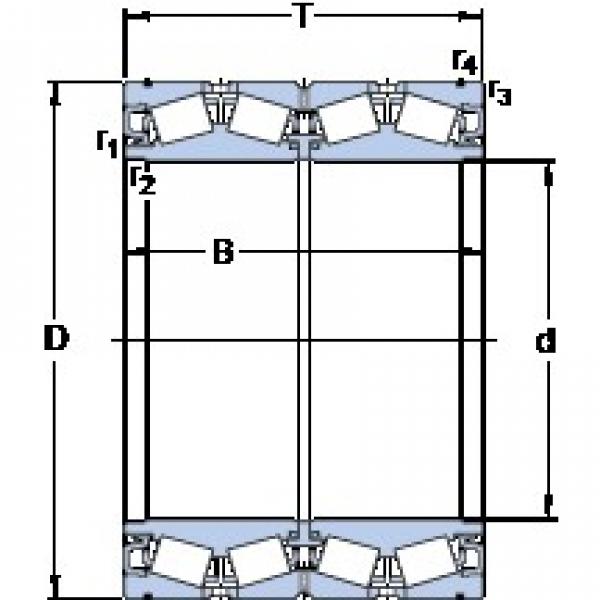 385.762 mm x 514.35 mm x 317.5 mm  SKF BT4B 334042 G/HA1VA901 Rolamentos de rolos gravados #5 image