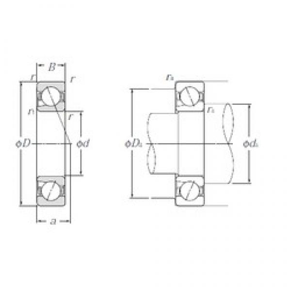 25 mm x 47 mm x 12 mm  NTN 5S-BNT005 Rolamentos de esferas de contacto angular #3 image