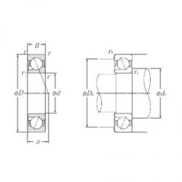 10 mm x 26 mm x 8 mm  NTN BNT000 Rolamentos de esferas de contacto angular #3 image